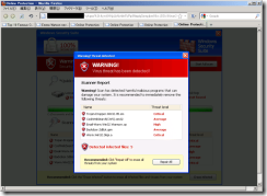 偽ウイルスチェック Windows XP風味